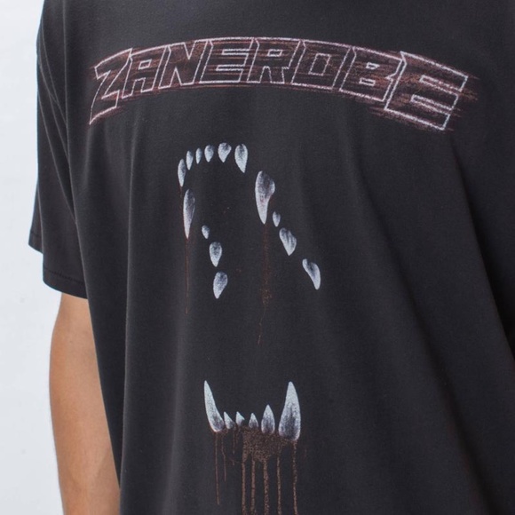 ZANEROBE AFTERLIFE BOX TEE GD BLACK NWT - Picture 3 of 5